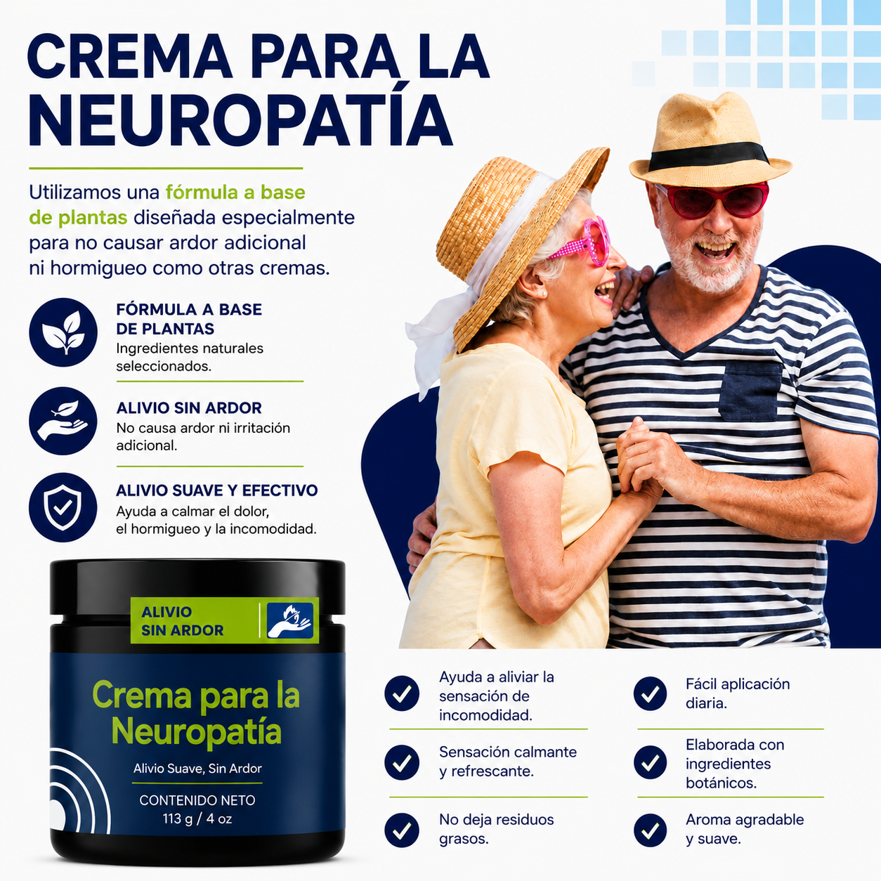 Crema para la neuropatía