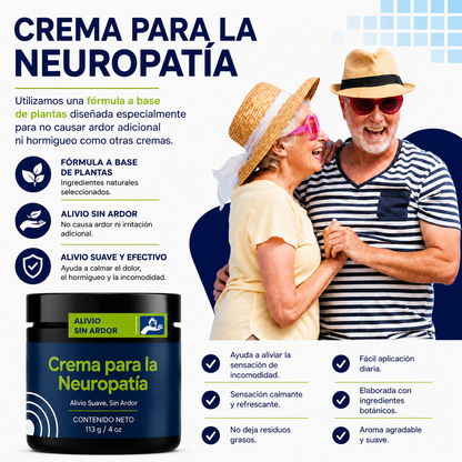 Crema para la neuropatía