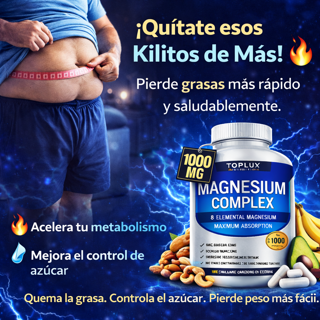 Oferta paga 1 Lleva 2 Magnesium Toplux (Original)