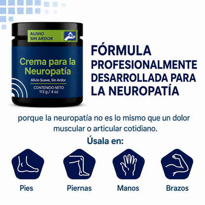 Crema para la neuropatía