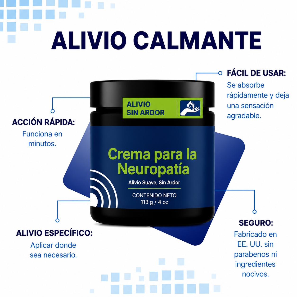 Crema para la neuropatía